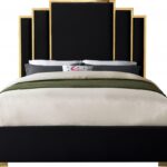 Hugo Velvet Upholstered Bed