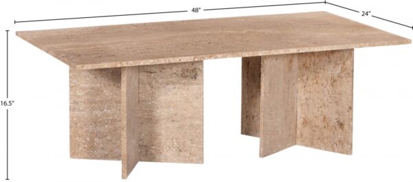 Verona Travertine Coffee Table