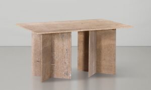 Verona 60" Travertine Dining Table