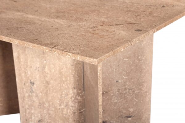 Verona 60" Travertine Dining Table