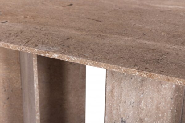 Verona 60" Travertine Dining Table