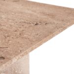 Verona 60" Travertine Dining Table
