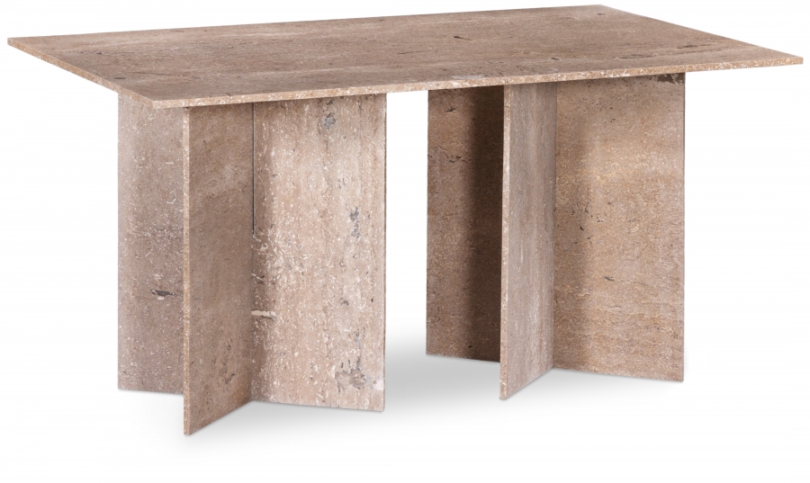 Verona 60" Travertine Dining Table