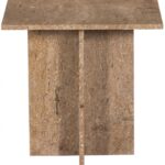 Verona Travertine End Table