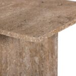 Verona Travertine End Table