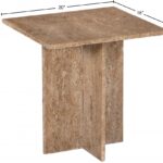 Verona Travertine End Table