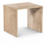 Canova Travertine End / Side Table