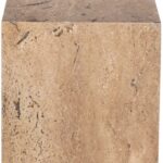 Canova Travertine End / Side Table