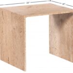 Canova Travertine End / Side Table