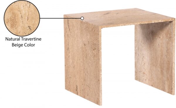 Canova Travertine End / Side Table
