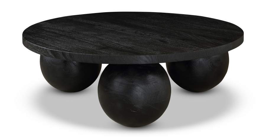 Spherical Acacia Wood Coffee Table