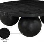 Spherical Acacia Wood Coffee Table