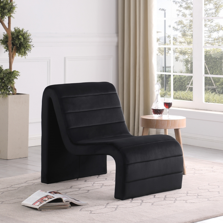 Ivy Velvet Upholstered Accent Chair