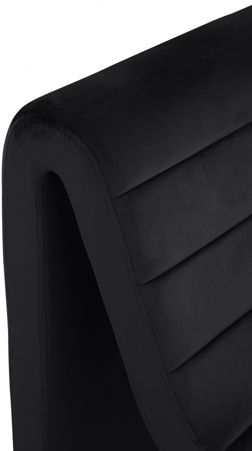 Ivy Velvet Upholstered Accent Chair