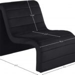 Ivy Velvet Upholstered Accent Chair