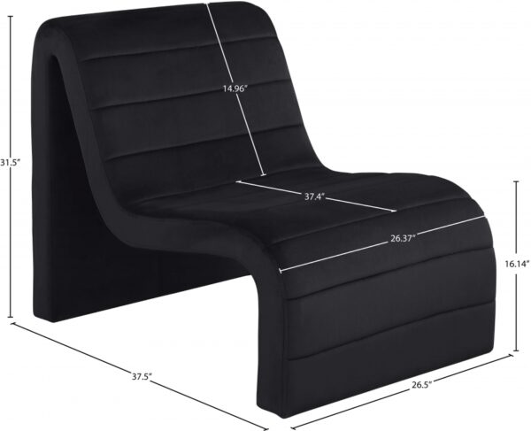 Ivy Velvet Upholstered Accent Chair