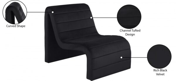 Ivy Velvet Upholstered Accent Chair