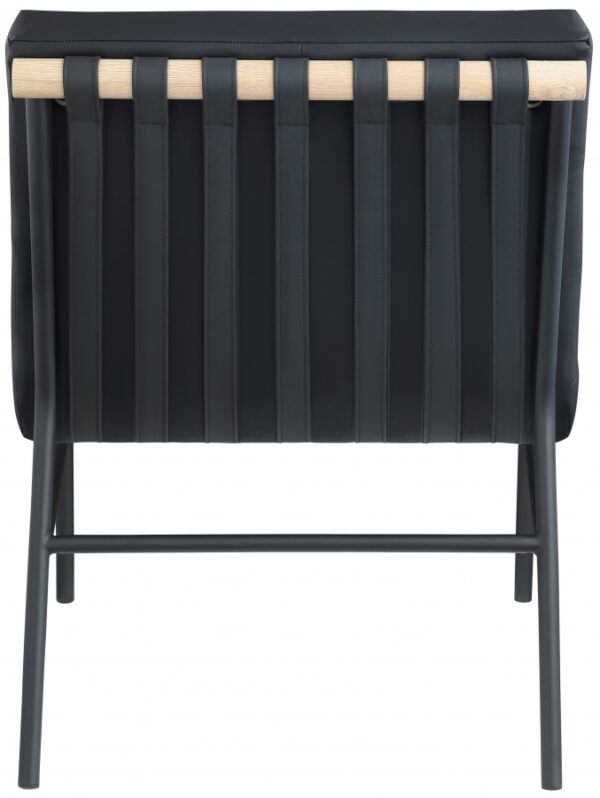 Burke Vegan Leather Upholstered Accent Chair