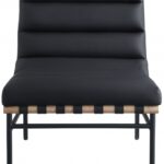 Burke Vegan Leather Upholstered Accent Chair