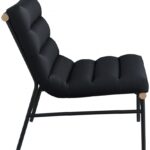 Burke Vegan Leather Upholstered Accent Chair