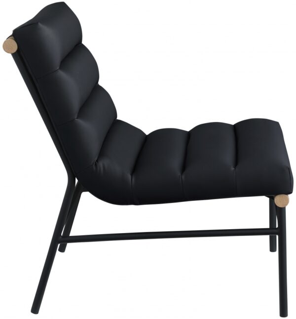Burke Vegan Leather Upholstered Accent Chair