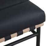 Burke Vegan Leather Upholstered Accent Chair