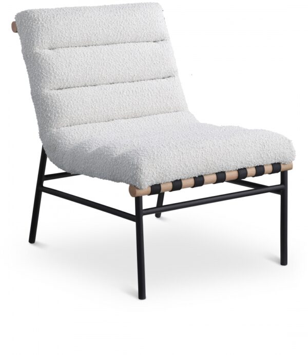 Burke Boucle Fabric Upholstered Accent Chair