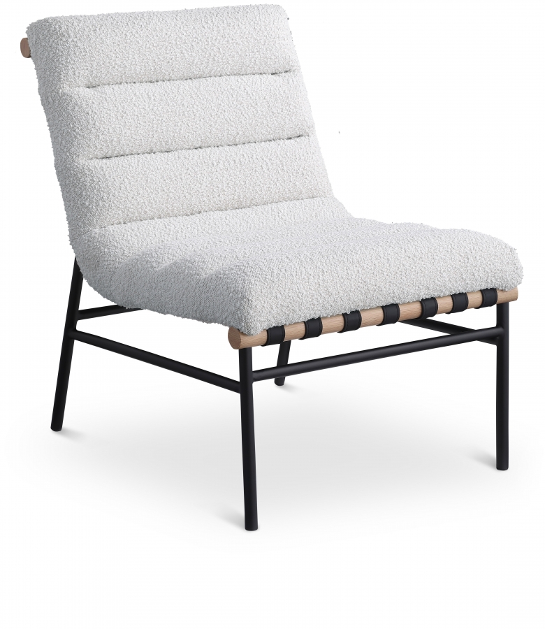 Burke Boucle Fabric Upholstered Accent Chair