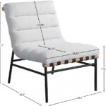 Burke Boucle Fabric Upholstered Accent Chair