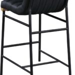 Burke Vegan Leather Upholstered Bar Stool