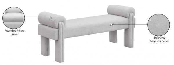 Stefano Fabric Upholstered Bench