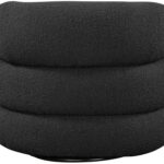 Roxbury Boucle Fabric Upholstered Swivel Accent Chair