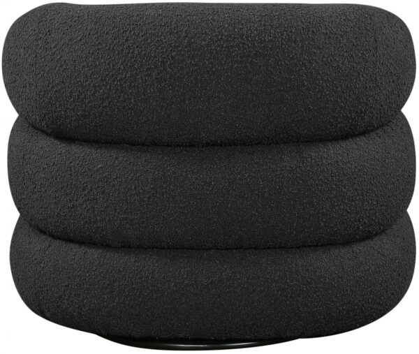 Roxbury Boucle Fabric Upholstered Swivel Accent Chair