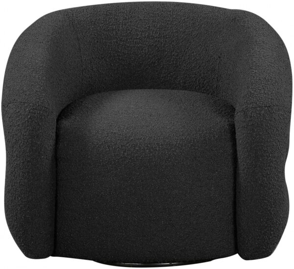 Roxbury Boucle Fabric Upholstered Swivel Accent Chair