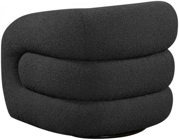 Roxbury Boucle Fabric Upholstered Swivel Accent Chair