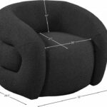 Roxbury Boucle Fabric Upholstered Swivel Accent Chair