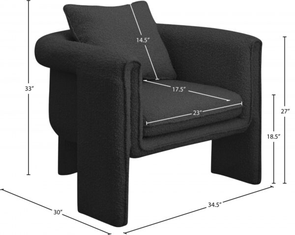 Stylus Boucle Accent Chair