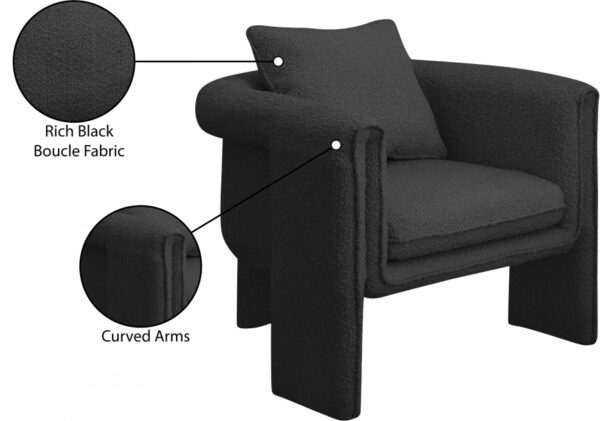 Stylus Boucle Accent Chair