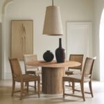 Genoa 48" Travertine Dining Table