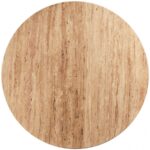 Genoa 48" Travertine Dining Table