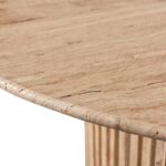 Genoa 48" Travertine Dining Table