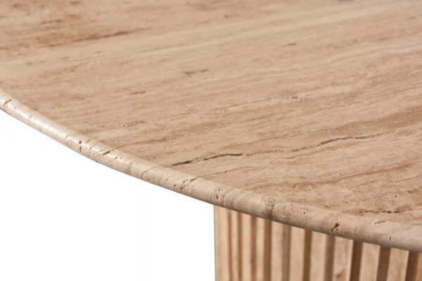 Genoa 48" Travertine Dining Table