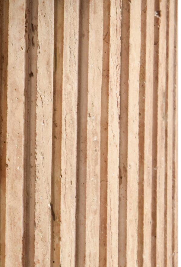 Genoa 48" Travertine Dining Table