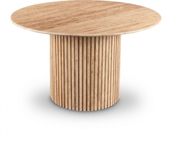 Genoa 48" Travertine Dining Table