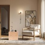 Bolzano Travertine End Table