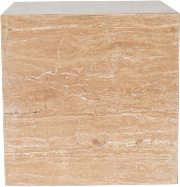 Bolzano Travertine End Table