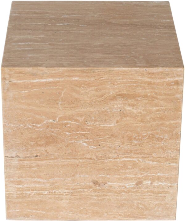 Bolzano Travertine End Table