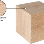 Bolzano Travertine End Table