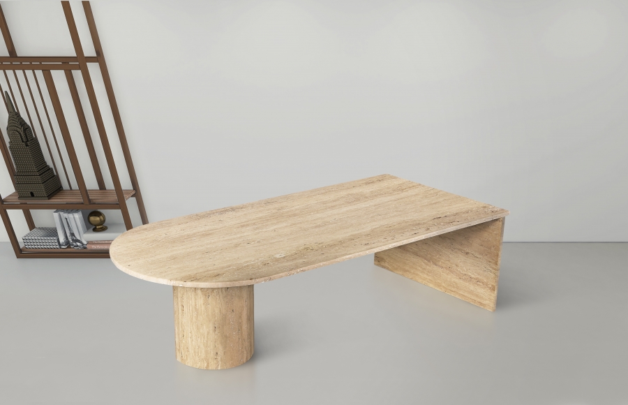 Salerno Travertine Coffee Table