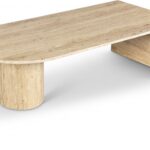 Salerno Travertine Coffee Table